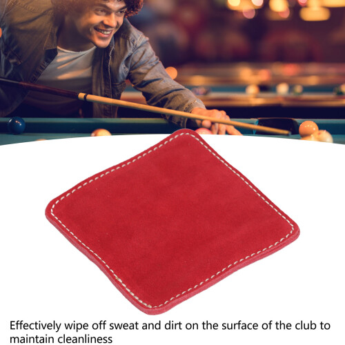 Pool Queue Polierer & Reiniger - Rote Snooker & Billardqueue Polier-Kit 2