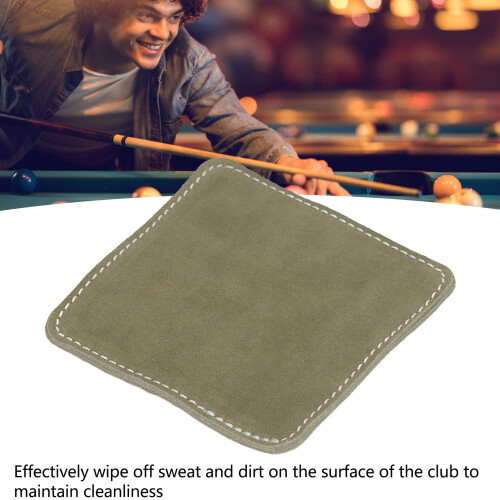 Billard Queue Tuch Reiniger Polierer OD Grün 9,5x9,5 cm 2