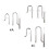 Aquarium Fish for Tank Filter Inflow Outflow Lily-Silver Style1 2