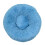 Plush Round Shape Pet Sleeping Bed Warm Winter for Cat-Blue S 1