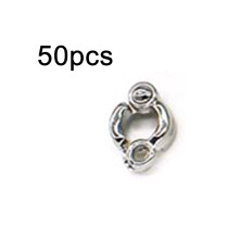 50 Pieces Bird Foot Ring Alloy Leg Rings Clips for Parrot for-5