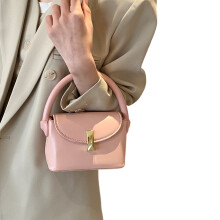 Kompakte Umhängetasche aus PU-Leder, Umhängetaschen, kleine-Rosa