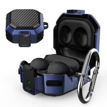 Sada příslušenství pro Galaxy Buds Live, bezdrátové nabíjení kompatibilní s nárazuvzdorným PC TPU krytem pro ochranu vojenské úrovně