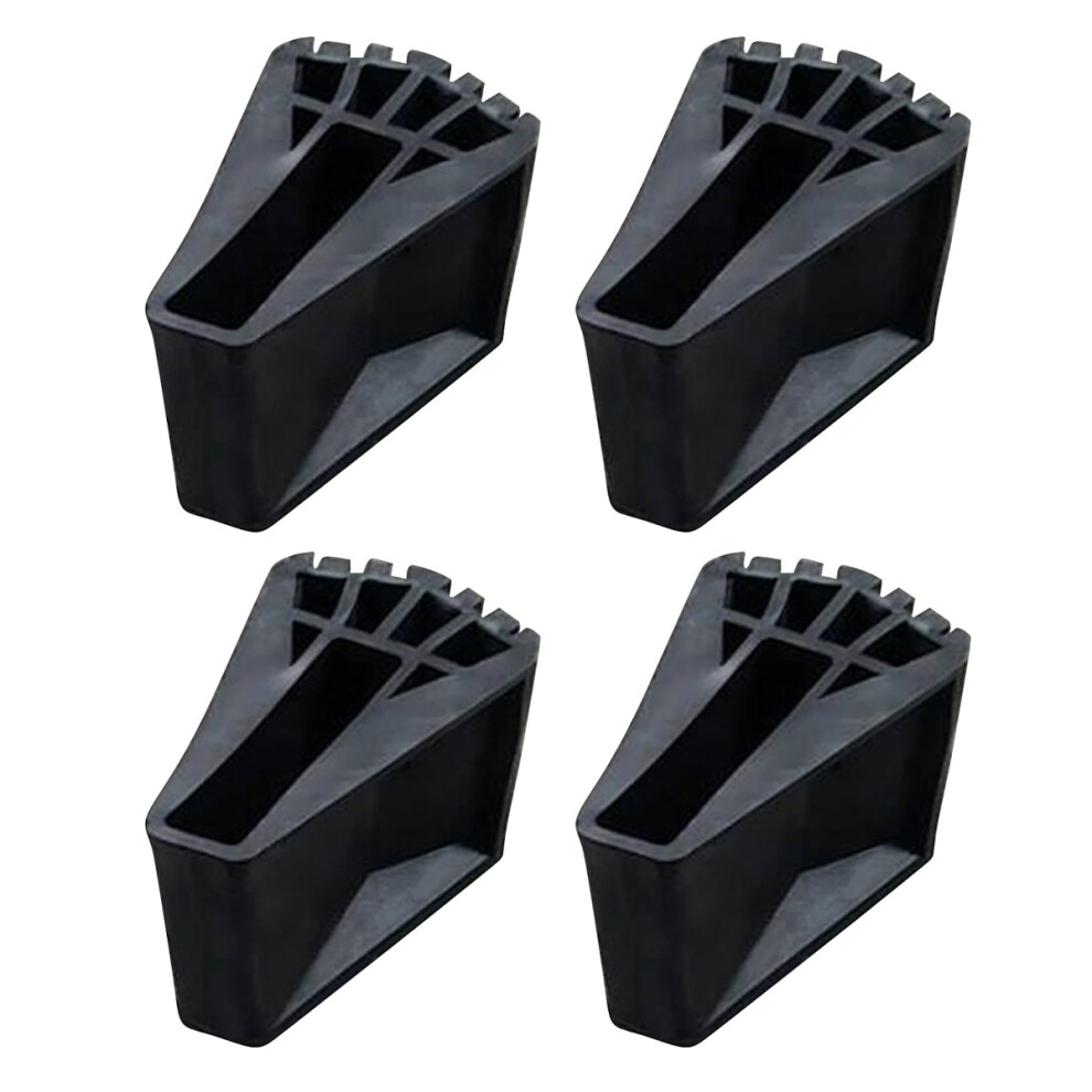 Ladder Covers For Telescoping Ladders, Sturdy Rubber Non-Slip Anti-Skid Caps With Comprehensive Protection For Safety (4 Pieces) 9405630266658