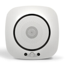 In1Monitor alarm voor thuis, gecombineerde gasmelder met Smartlife Tuya app-compatibiliteit en afstandsbediening via smartphone, hittebestendig wit