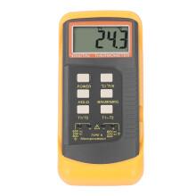 Thermomètre numérique de contact K de type avec double sonde -50,0 C à 1370,0 C