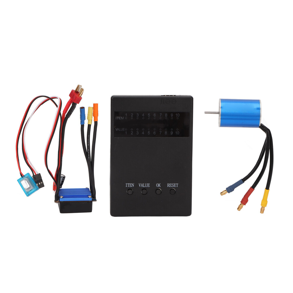 Sensorless Brushless Esc For Rc Car Acessory, Premium And Durable 2435 3300Kv Brushless Motor With Multiple Protection Functions, Excellent Starting 9340258784217