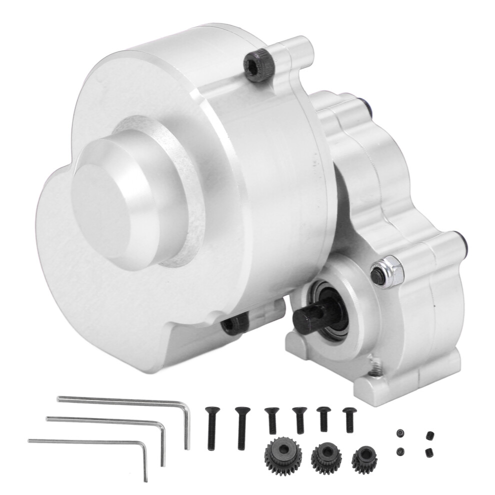 Metal Reverse Transmission Gearbox Aluminum Alloy Case Cnc Machined Precision Anodized Finish Easy Upgrade For Rc Crawler Car Axial Scx10 Wraith 9463374068952
