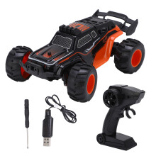 Carrinho de controle remoto com luzes e sons, brinquedo motorizado para crianças, carro de controle remoto 2.4G de alta velocidade até 18 km/h,