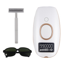 IPL Hair Removal Device for Home Use, Permanent Hair Removal IPL Technology with 999999 Flashes, Painless Hair Removal with Ice Cooling Feature for