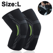 Rodilleras de compresión con diseño antideslizante y materiales transpirables para aliviar el dolor articular.