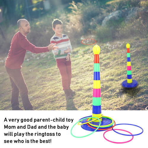 Διαδραστικό σετ παιχνιδιών Ring Toss, Βελτιώστε το ενεργό παιχνίδι και τον 1