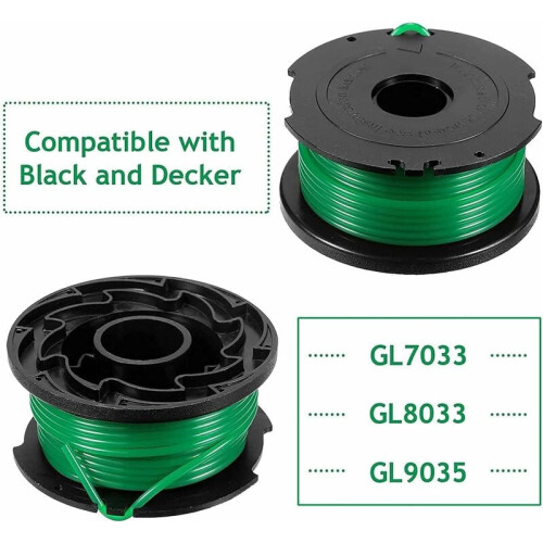 Ανταλλακτικό καρούλι για χορτοκοπτικά Black and Decker, ενσωματωμένος τροχός οδηγός για 1