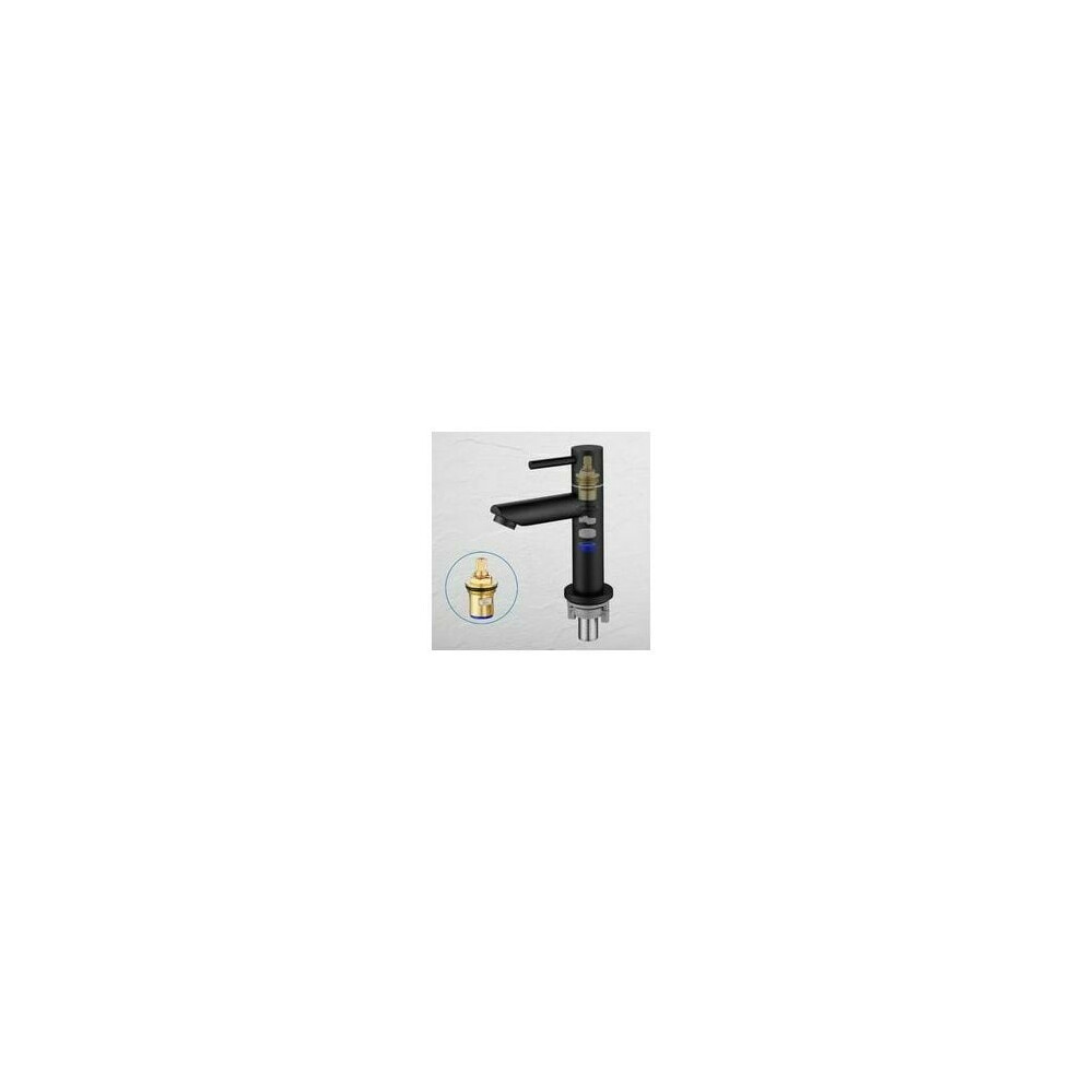 Elegant Matte Black Bathroom Faucet, Solid Brass Construction Ensures Durability And Longevity, Lead-Free Materials, Cupc Certified, Perfect For Your 9169997188922