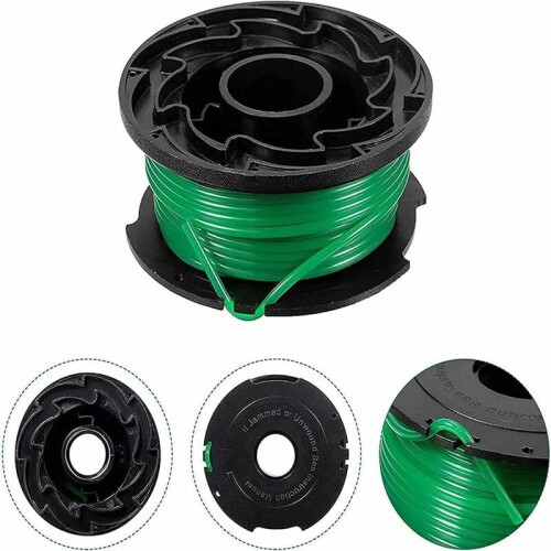 Ανταλλακτικό καρούλι για χορτοκοπτικά Black and Decker, ενσωματωμένος τροχός οδηγός για 2