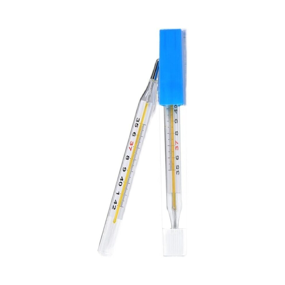 Traditional Thermometer With Oral Temperature Accuracy, Mercury Free Fever Indicator For Adult Baby Body Temperature Measurement