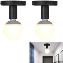 Sealbhóir Bolgáin Lampa Balla Dearaidh Seanré, Tionscadal DIY Galánta, Solas Uasteorainn Seanré Leath-Fhéithithe, Iarann Miotail