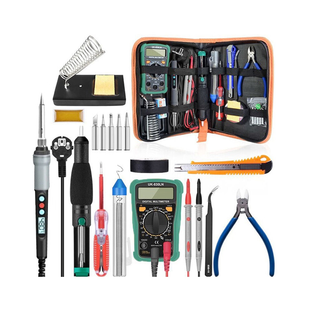 Soldering Iron Kit, Portable Carry & Multifunctional Multimeter For Electronics And Hardware Repairs, Eco-Friendly Design 9173940291201