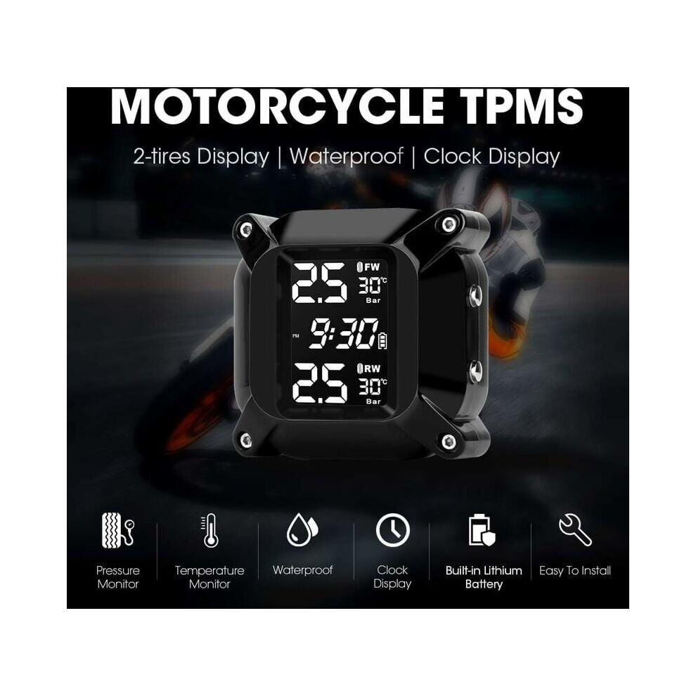 Motorcycle Tire Sentinel: Real-Time Monitoring Wireless Tpms System With External Sensors For Enhanced Driving Safety 9169997189516
