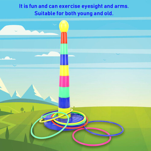 Διαδραστικό σετ παιχνιδιών Ring Toss, Βελτιώστε το ενεργό παιχνίδι και τον 2