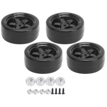 Hard Plastic Tires For Rc Drift Car High Quality Rc Parts On Road Drifting Car Replacement Rc Tires Universal Fitment Rc Wheels Lightweight Durable De