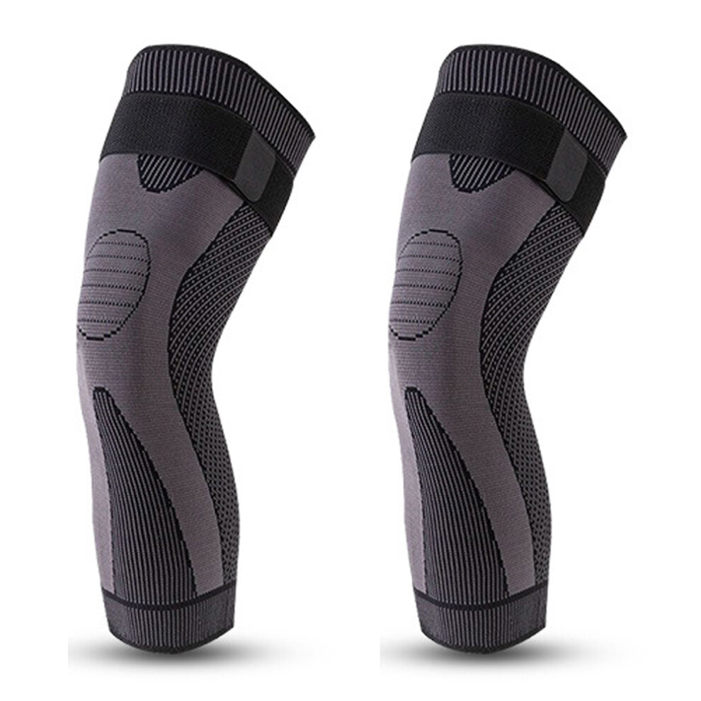 Acupressure Self-heating Knee Sleeve, Full Leg Compression Sleeves For Men & Women, Boost Circulation, Reduce Varicose Veins & Leg Swelling, Enhance A