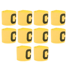 Leader's Pride: Soccer Captain Armband, Vibrant Elastic Captain C Arm Bands, Stand Out On The Field With Our Sports Captain Armbands, Adjustable For Y