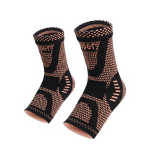 Copper Infused Ankle Brace - Breathable Fabric Supports Versatile Use For Sports & Fitness