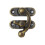 Vintage Hook Hasp Bronze Swing Lock Clasp για παλιά ξύλινα κουτιά, Premium Σιδερένιες ανθεκτικές στη 2