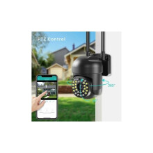 5G Wifi HD2MP Full Color PTZ IP Buitenbewakingscamera, draadloze connectiviteit zorgt voor naadloze bewaking, 360 draai- en kantelfunctie voor
