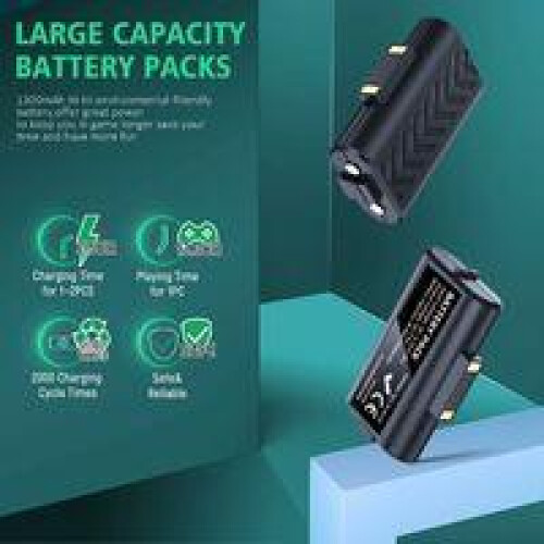 Caricabatterie compatto per controller Xbox, con ricarica rapida e indicatori LED, e batterie ricaricabili per sessioni di gioco prolungate. 2