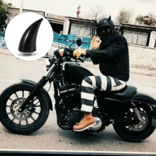 Creatief hoornontwerp, verfraait de uitstraling van je helm met verwijderbare siliconen, 4 stuks, hoogwaardig, zeer rekbaar rubber, past op alle