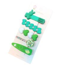 Accessoires pour cheveux en résine acrylique de qualité, barrettes antidérapantes en acrylique doux et tissu pour filles et femmes de tous âges