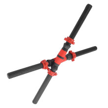 Durable 50cm Dumbbell Handles with 4 Nuts Ideal for Weight Training