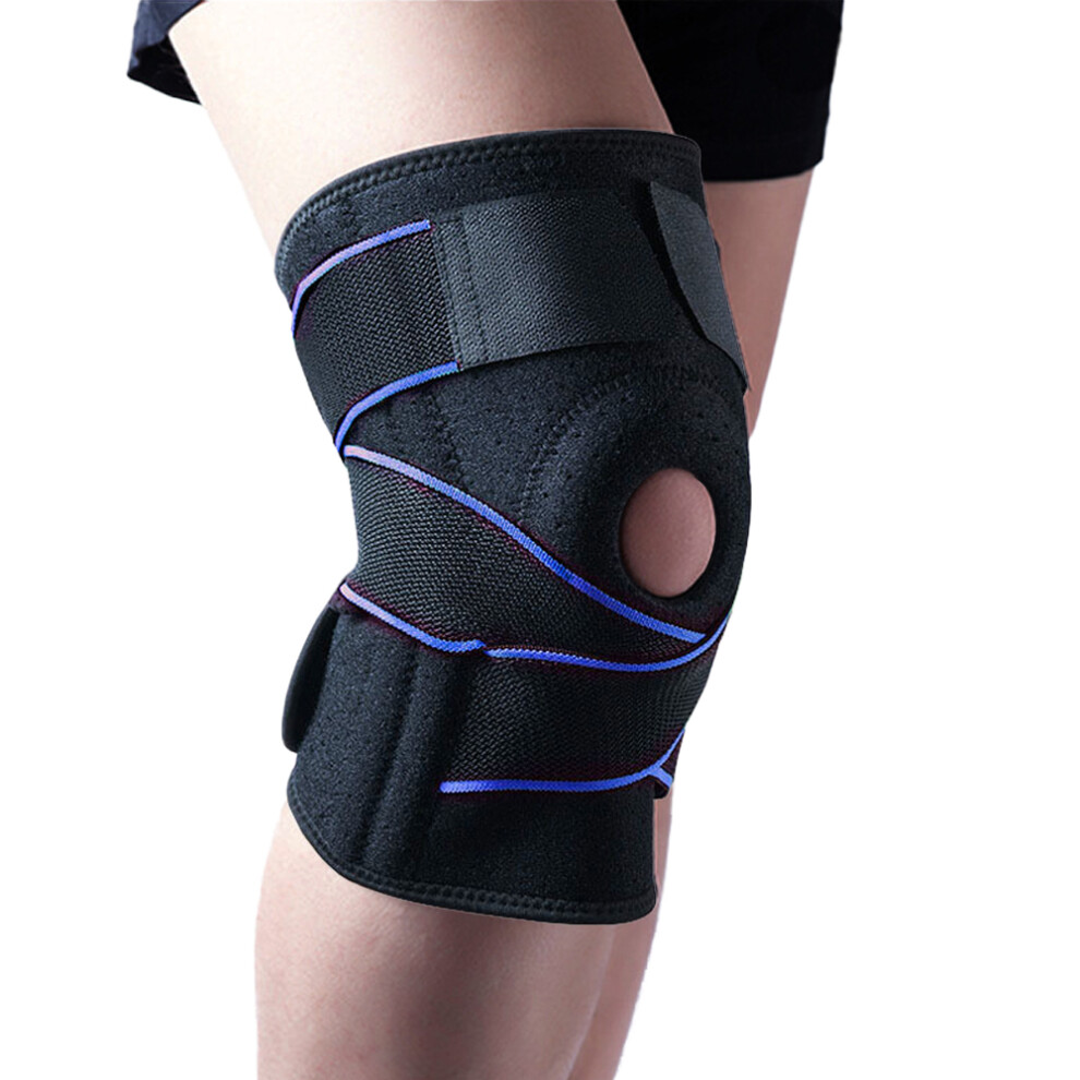Compression Knee Support for Arthritis Pain Relief & Meniscus Tear Recovery, Medical Patellar Gel Pad Knee Braces with Adjustable Neoprene Sleeve for