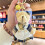Keychain Bear Backpack Charm Cute Keychain-blue striped bear gi 7