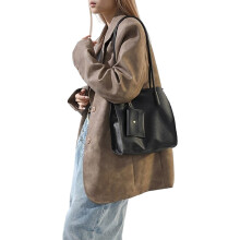 Vielseitige Handtasche, Umhängetasche für Damen,-Schwarz