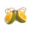 Porte-clés élégant avec pendentif en forme de fruit-Jaune 6