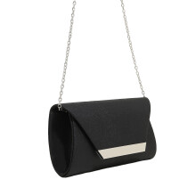 Sac à main en chaîne à la mode et pratique, sac à main de-Noir