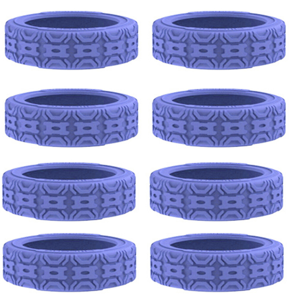 4/8Pcs Prevent Damage To Your Luggage Wheels- 8 Pieces Purple 7732001060471