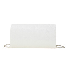 Schicke und robuste Abendtaschen-Clutch mit PU-Textur und-Weiß