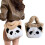 Stylish and Practical Plush Shoulder Bag for Daily-Light Grey 3