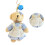 Keychain Bear Backpack Charm Cute Keychain-blue striped bear gi 1
