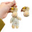 Cute Plush Bear Keychain Stuffed Animals Keyring-bunny man 1