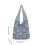 Damen-Stricktasche, schicker Stil, gehäkelte-cremefarben 4