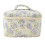 Gesteppte Kosmetiktasche,-blaue Blumen 1