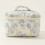 Gesteppte Kosmetiktasche,-blaue Blumen 6