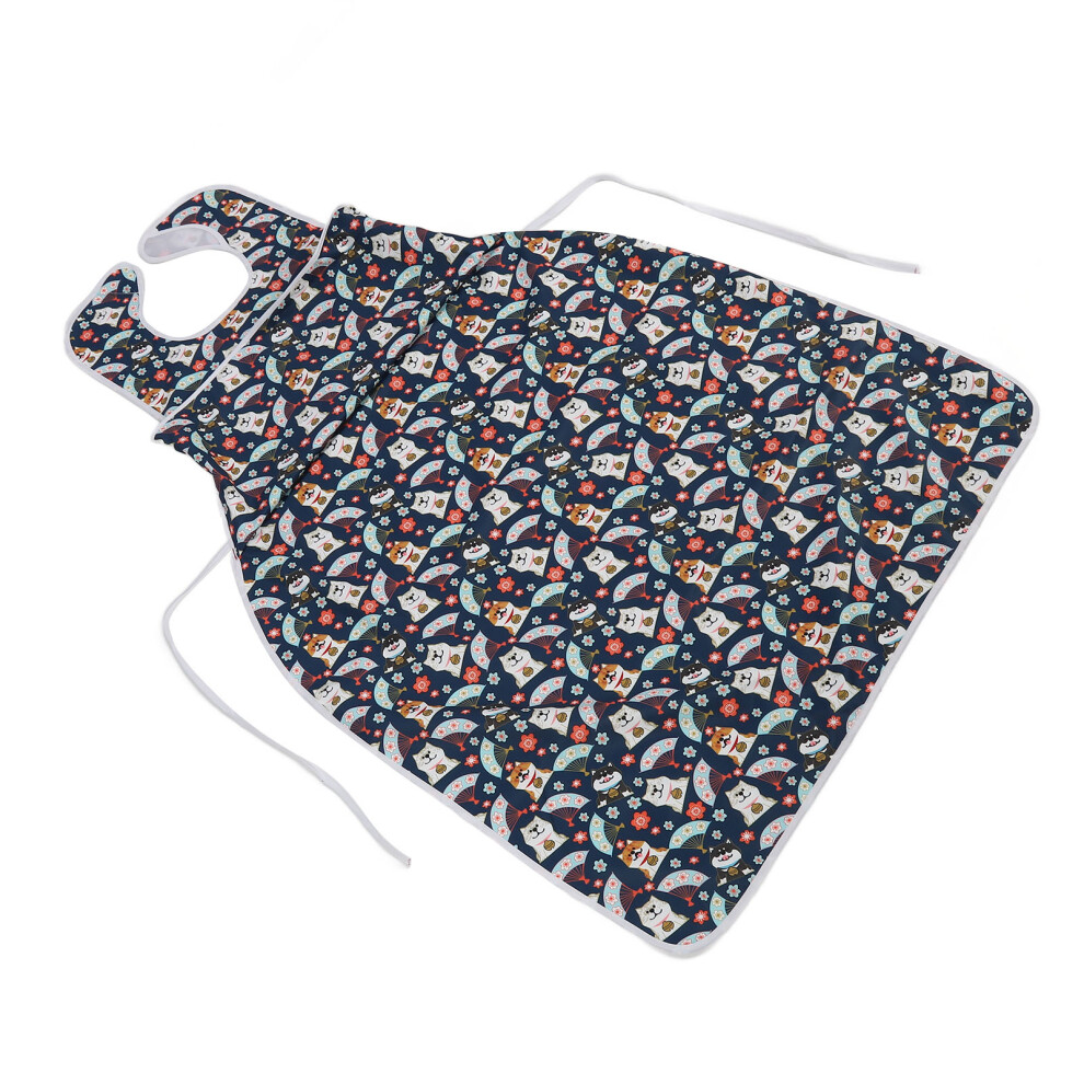 Adult Oversize Waterproof Cartoon Bib - Reusable, Washable 80x120cm