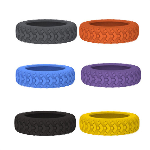 Les protecteurs de roues de bagages en Silicone, 8-Orange 1