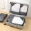 4 Set Travel Packing Cubes Compression Packing Cubes for-Blue 5